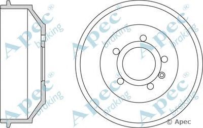 APEC BRAKING drm9945 -  Тормозной барабан